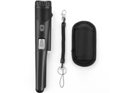 Detector de metales portátil e impermeable con zumbador y vibración para exploración al aire libre.