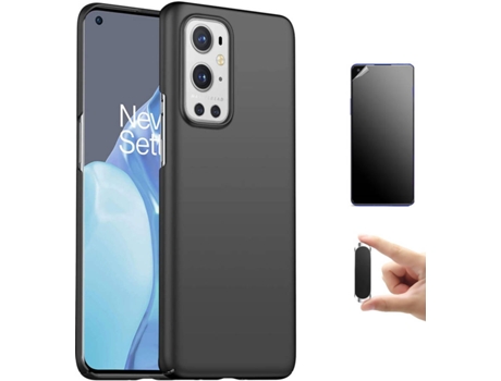 Kit Carcasa, Protector Y Soporte Oneplus 9 Pro Ultimatte Turtleshell Negro