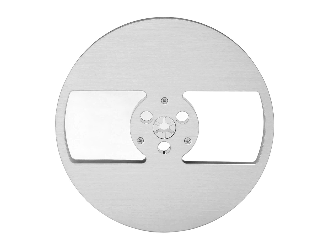 Rollo De Cinta Vacío De Aleación De Aluminio De 7 Pulgadas Y 1/4 De Pulgada Con 2 Agujeros Para Teac
