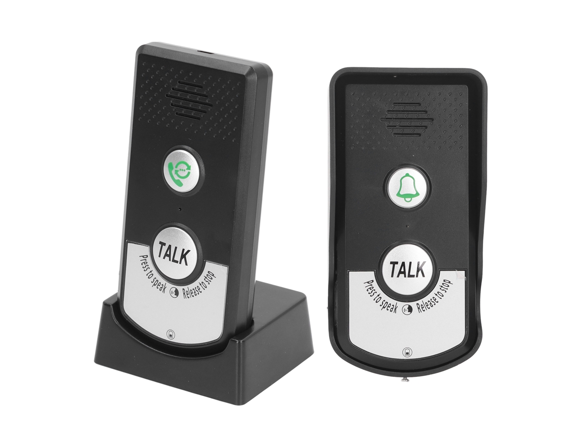 Timbre Inalámbrico Con Intercomunicador Ip54, Ajuste De Sonido De 3 Velocidades.