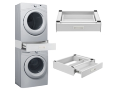 Kit de unión Buxton para lavadoras y secadoras con cajón 8x60x60cm - Blanco [EN.CASA]