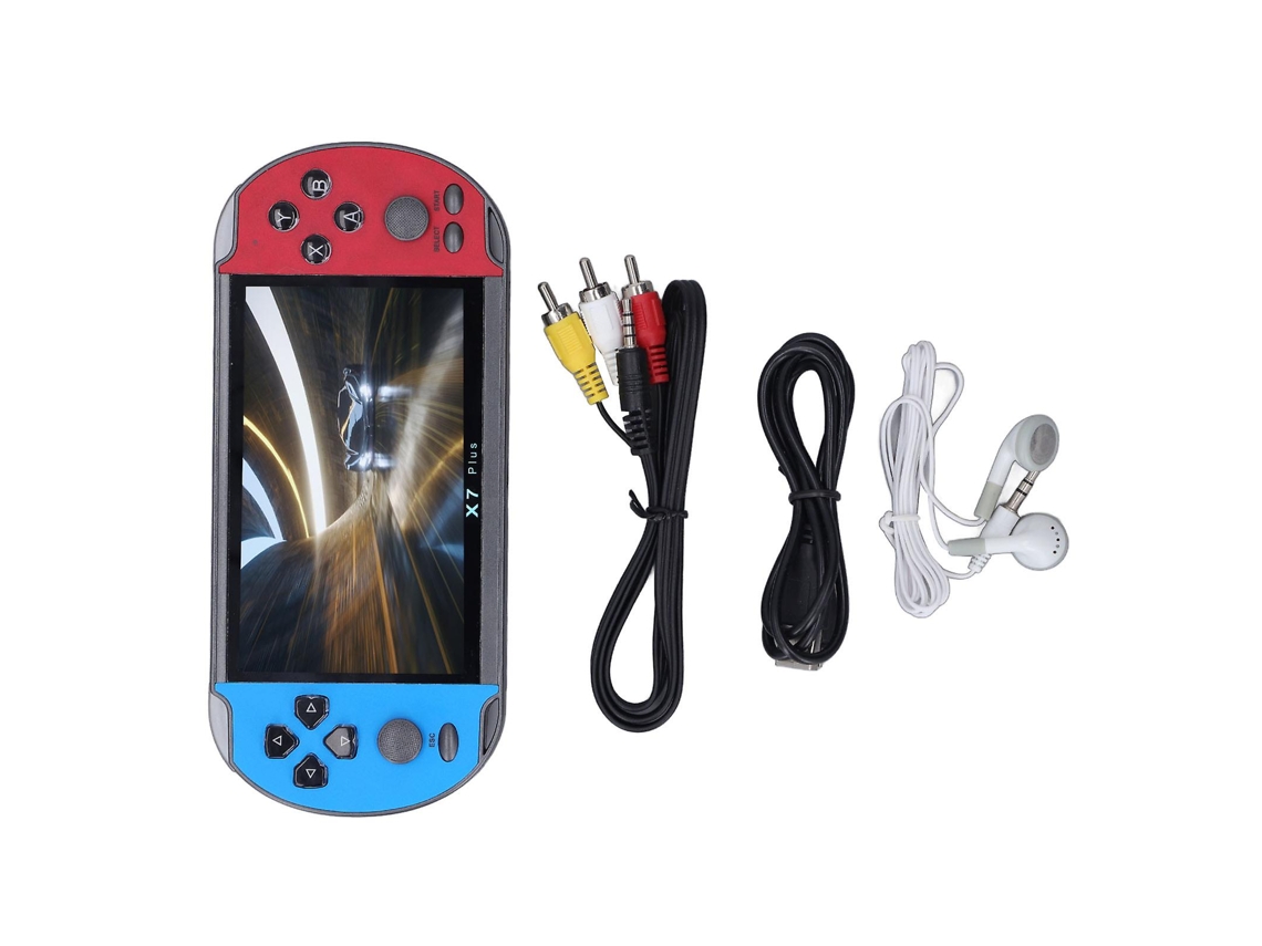 Consola De Videojuegos Portátil De 5,1 Pulgadas Con Doble Joystick Y Múltiples Juegos, Batería Recargable, Máquina De Juegos Portátil