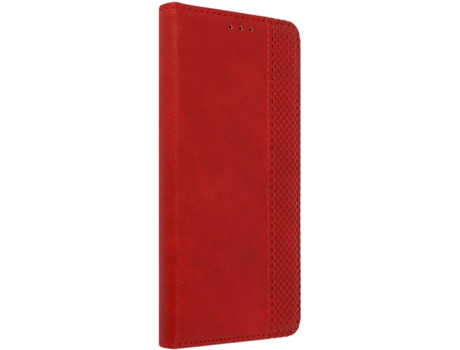 Funda Wiko Sunny 5 AVIZAR FOLIO-RETRO-RD-SUN5 Rojo