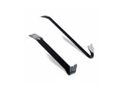 Juego De 2 Piezas Relaxdays, Con Barra De Palanca Y Extractor De Clavos, Desmontaje, Acero, Negro
