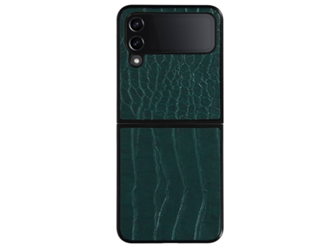 Funda para Samsung Galaxy Z Flip 4/Z Fold 2 AVIZAR Piel Verde