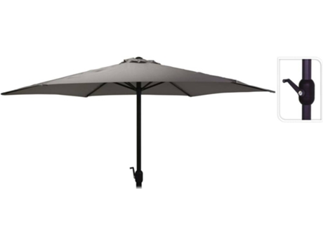 ProGarden Sombrilla Monica gris oscuro 270 cm