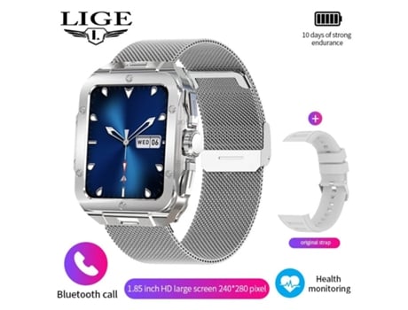 Reloj inteligente para hombre, con Bluetooth, llamada, Monitor en tiempo Real, termómetro, deporte, Fitness, reloj inteligente para Android ios VEA...