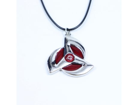 Collar de collar de anime colgantes colgantes de cuero konoh