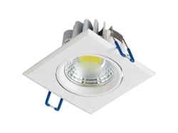 LED LED Downlight Square White 3W (Ec. 25W) Sol 90x90 mm HOROZ ELECTRIC
