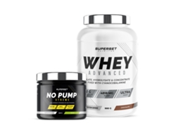 Programa de acondicionamiento físico energético 100 Whey Protein Advanced 900 g Chocolate No Pump Xtreme Mojito Superset Nutrition