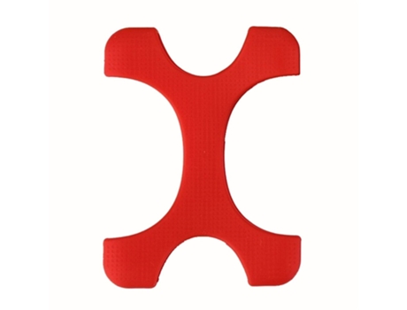 Funda de silicona para disco duro externo portátil (rojo)