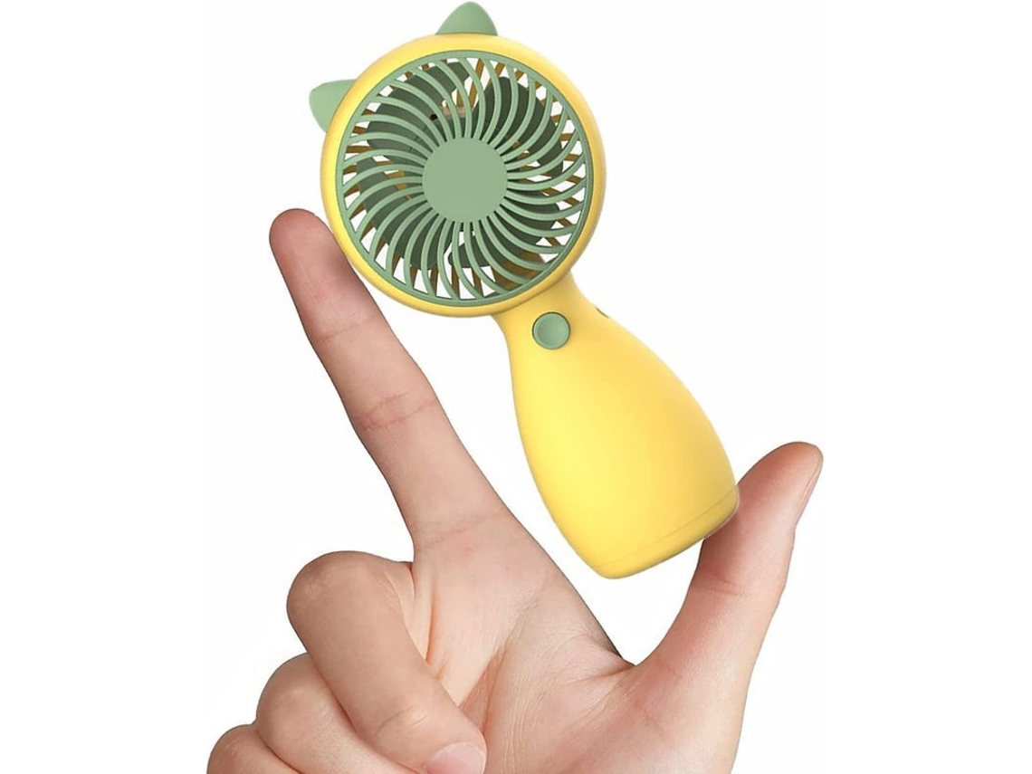 Mini Ventilador Portátil Recargable Por Usb, Silencioso, Para Usar En La Mano O Sobre Una Mesa, Ideal Para El Verano.