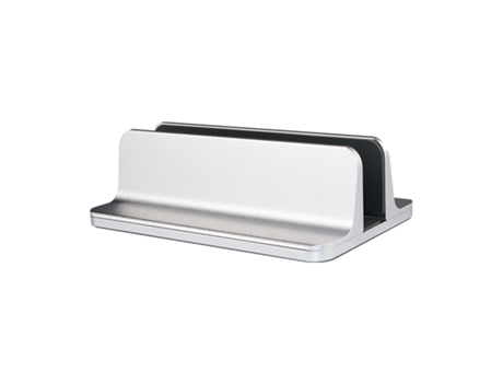Soporte para laptop, ahorra espacio, soporte de carga inoxidable, ajustable, computadora fija, rack vertical universal antideslizante.