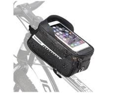 Bolsa de bicicleta impermeable FACPOET con soporte para teléfono de bicicleta con pantalla táctil de TPU para teléfonos de hasta 6,5 pulgadas
