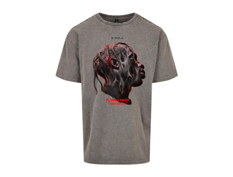 Camiseta Unisexo MISTER TEE (XL - Gris)
