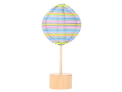 Rebe-juguete De Madera Para Aliviar El Estrés Giratorio Divertido Para Niños Adultos Decoración Hogar Macaron