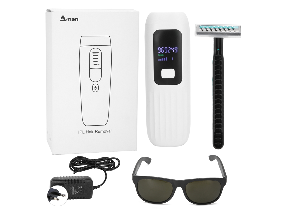 Depiladora IPL para rejuvenecimiento facial en casa para hombres y mujeres. Enchufe de 110-240 V.