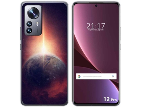 Carcasa para Xiaomi 12 Pro 5G TUMUNDOSMARTPHONE Dibujos Tierra Multicolor