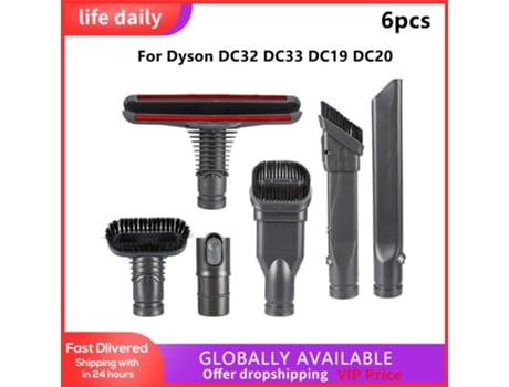 Juego completo de accesorios para aspiradora Dyson Dc32 Dc33 Dc19 Dc20, herramienta de limpieza del hogar, repuesto de limpieza de barredora