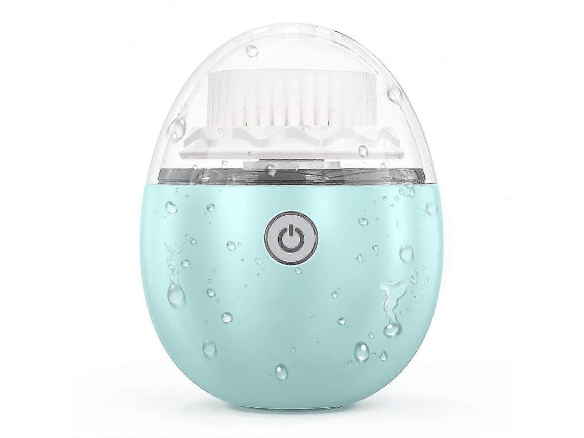 Cepillo De Limpieza Facial Sónico Con 3 Cabezales, 3 Modos, Carga Inalámbrica, Resistente Al Agua, Color Verde P20250110874