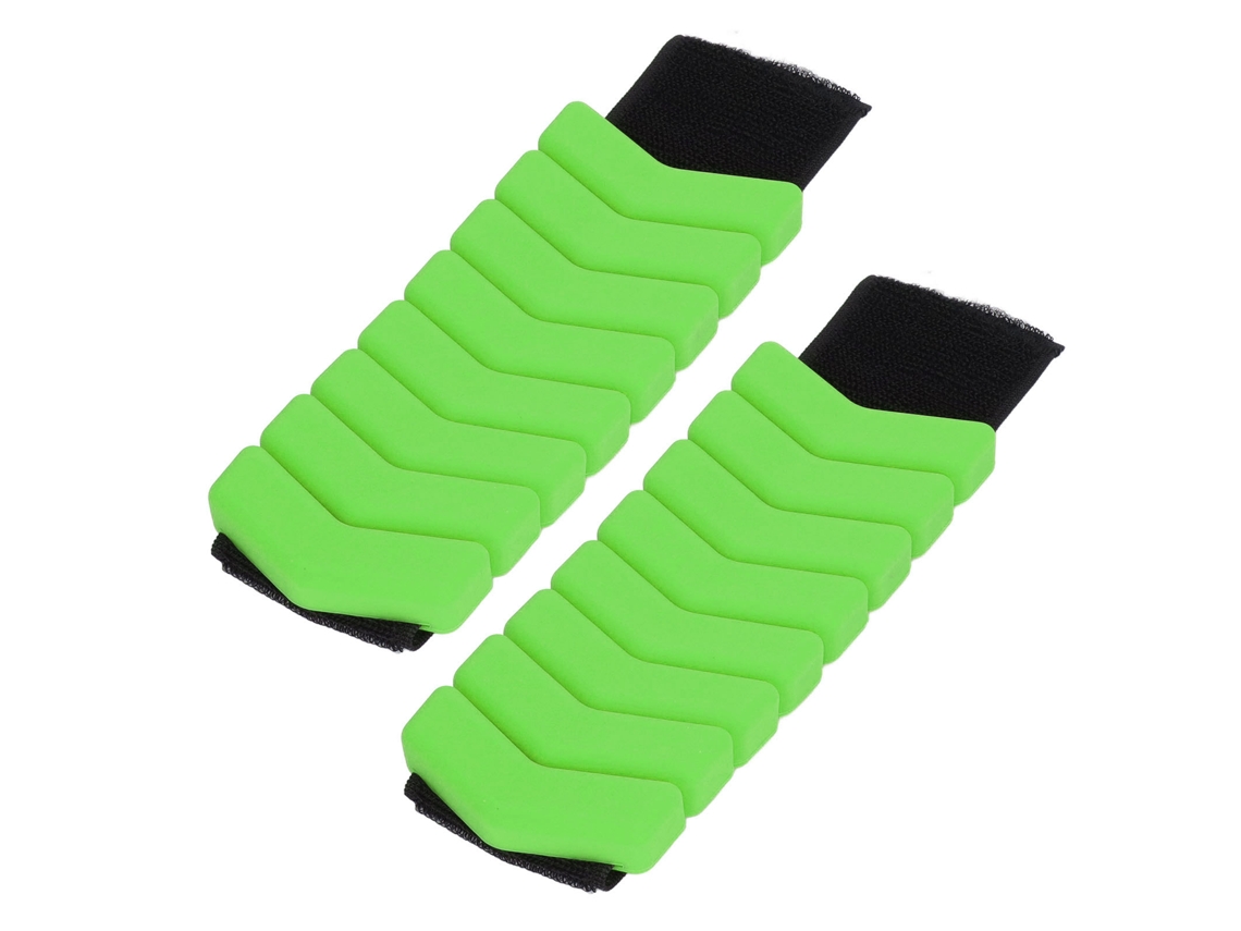 Pulsera De Peso Ajustable Para Muñeca Y Tobillo, Resina, Para Fitness Y Deportes, Verde, 1 Par