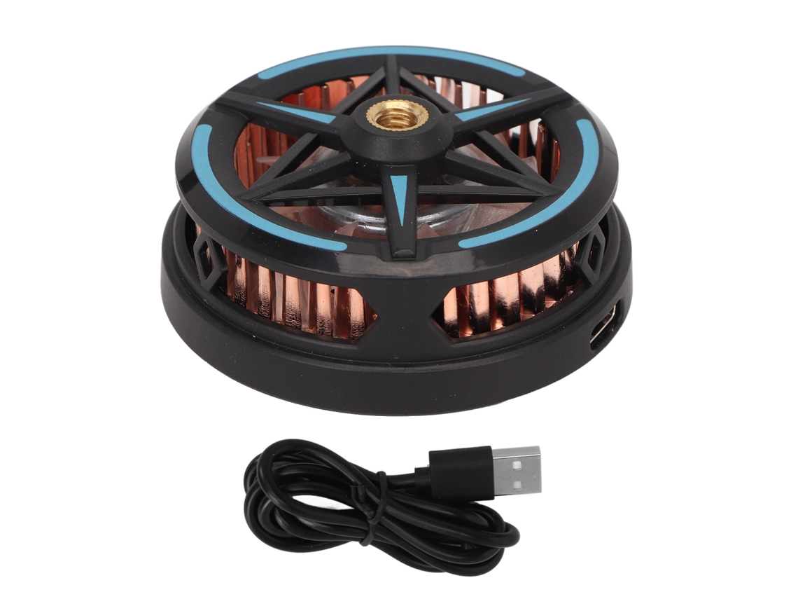 Radiador Portátil Inteligente Para Móvil Control De Temperatura Ventilador Para Gaming Transmisión En Vivo Vlog Exterior