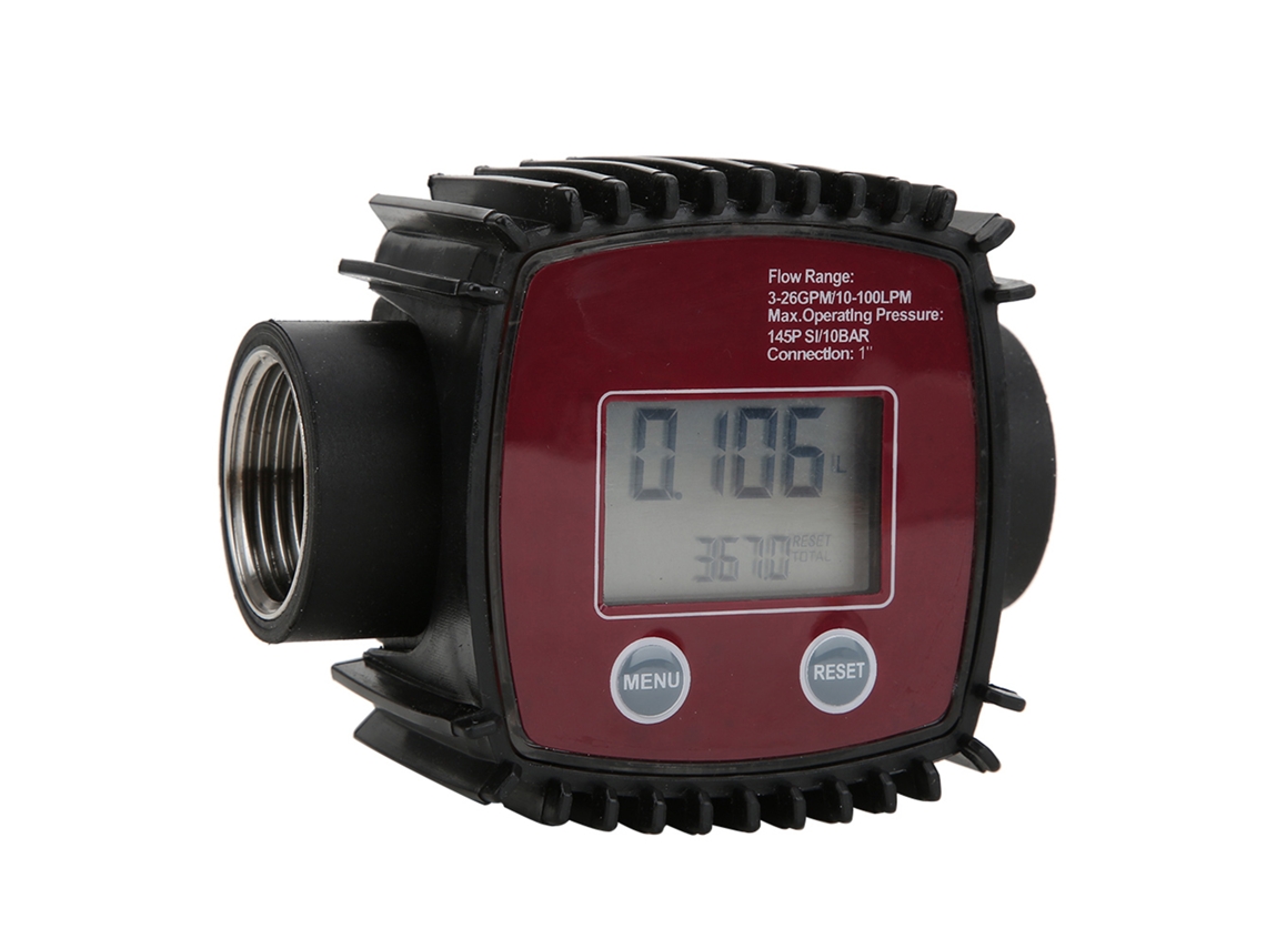 K25 Sensor De Flujo Digital Con Display Para Agua Líquido 10‑100l/min Hilo Femenino 1 Pulgada