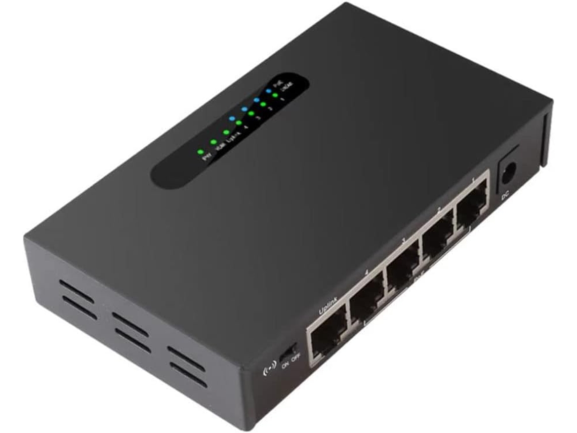 Conmutador Ethernet Poe Rj45 Para Red De Oficina (enchufe Europeo)