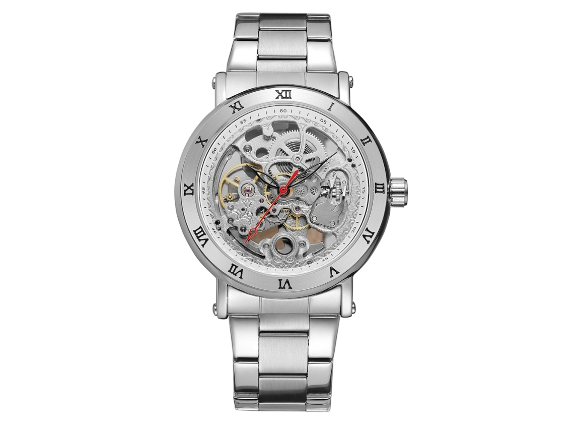 Reloj De Pulsera Mecánico Automático Para Hombre, Resistente Al Agua, Con Brazalete De Acero Inoxidable.