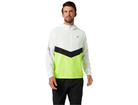 Chaqueta ASICS Poliéster Hombre (Blanco - M)