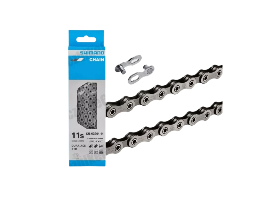 Cadena Shimano para bicicletas de montaña y carretera de 6/7/8/9/10/11/12 velocidades, Hg40/53/95/901, 116/126 eslabones