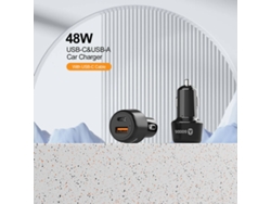 Cargador Auto GOODIS con Cable (USB-C 48W)