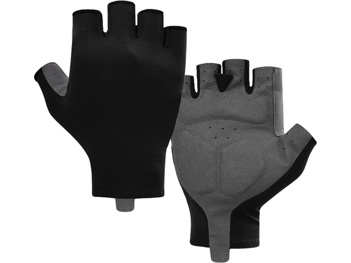 Guantes de ciclismo para hombre, de medio dedo, antideslizantes, ligeros y con absorción de impactos, Gokoco