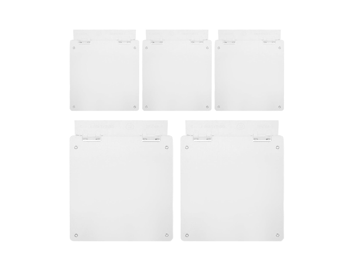 Juego De 5 Cubiertas Protectoras Transparentes Para Interruptores De Aire Acondicionado Central 86
