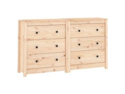Maison Exclusive - Aparador De Madera Maciza De Pino 140x35x80 Cm