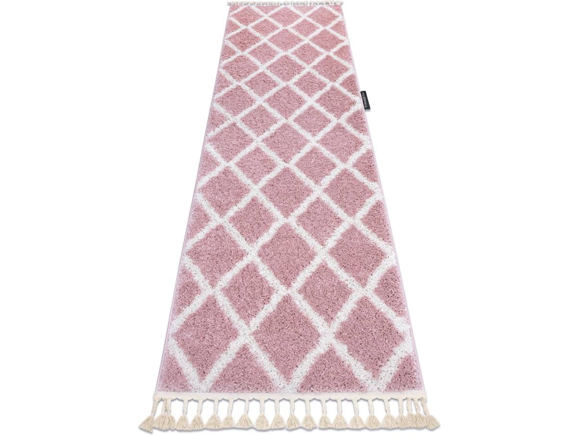 Alfombra DYWANY LUSZCZOW Berber Troik (Rosa - 80 x 250 cm - Polipropileno)