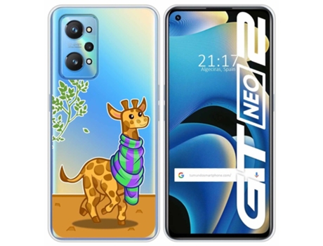 Carcasa Realme GT NEO 2 5G TUMUNDOSMARTPHONE Dibujos Transparente Multicolor