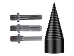 Juego De Brocas De Acero De Alta Dureza De 32 Mm Para Partir Leña, Con 3 Varillas Intercambiables