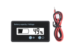 Monitor De Capacidad De Batería Lcd Impermeable Gy-6gs Pcb Htn 12-84v Blanco