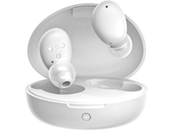 Auriculares Bluetooth True Wireless QCY T16 TWS (In Ear - Micrófono - Noise Cancelling - Blanco)