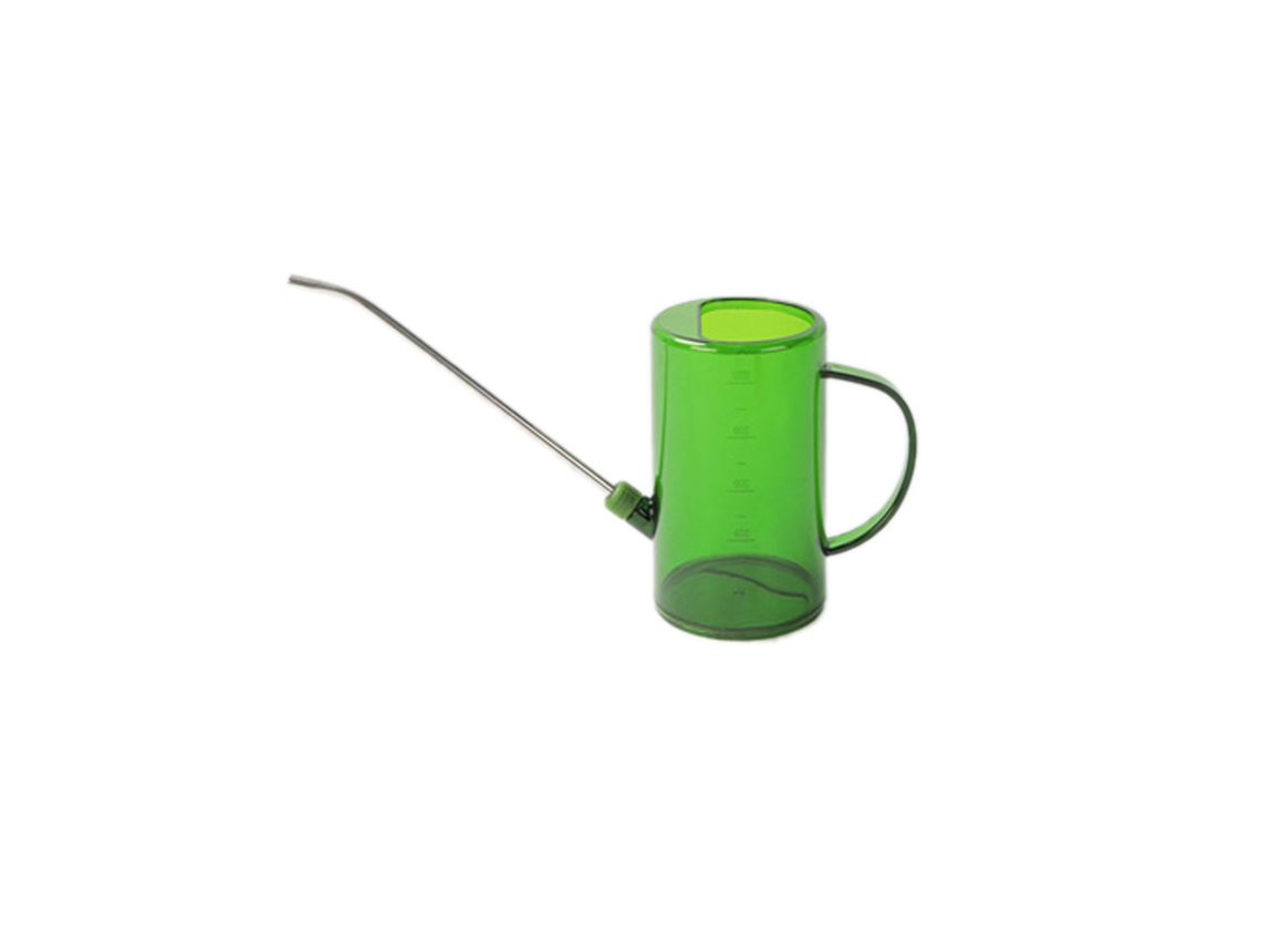 Regadera Transparente De Pp De 1 Litro Con Boquilla Larga Para Plantas De Interior - Garden Emeralds