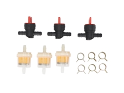 Kit Válvula De Cierre Filtro De Gas Carburetor Pinza Para Cortacésped Cortadora De Jardín G1/4
