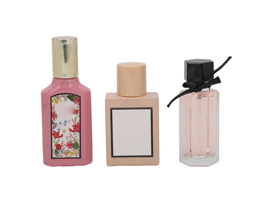 Set De 3 Perfumes Florales, Fragrancia Duradera, Atomizador De Aluminio, Regalo Ideal