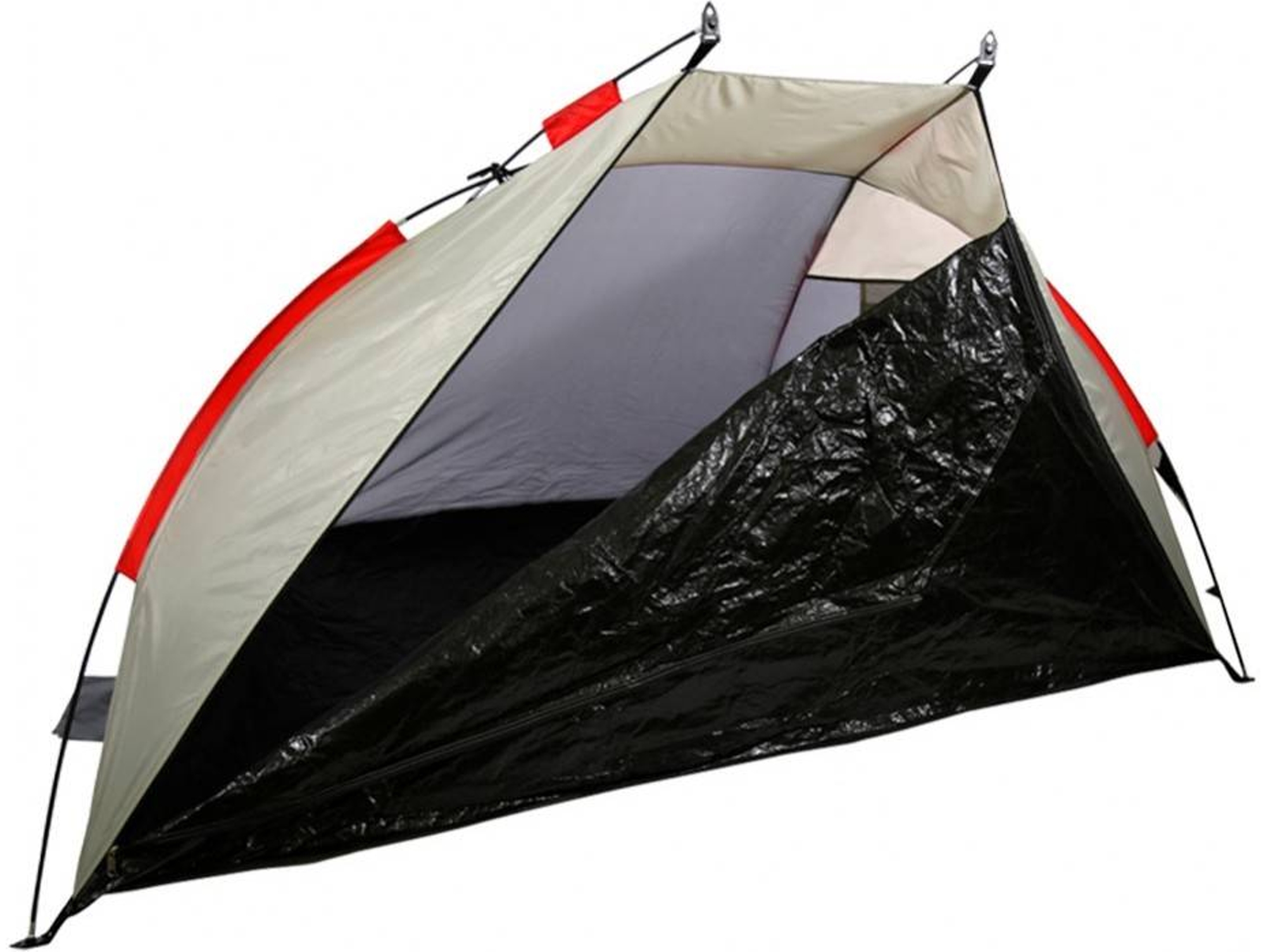 Tienda Para-Ventos AKTIVE Beach (200x100 cm - Gris)