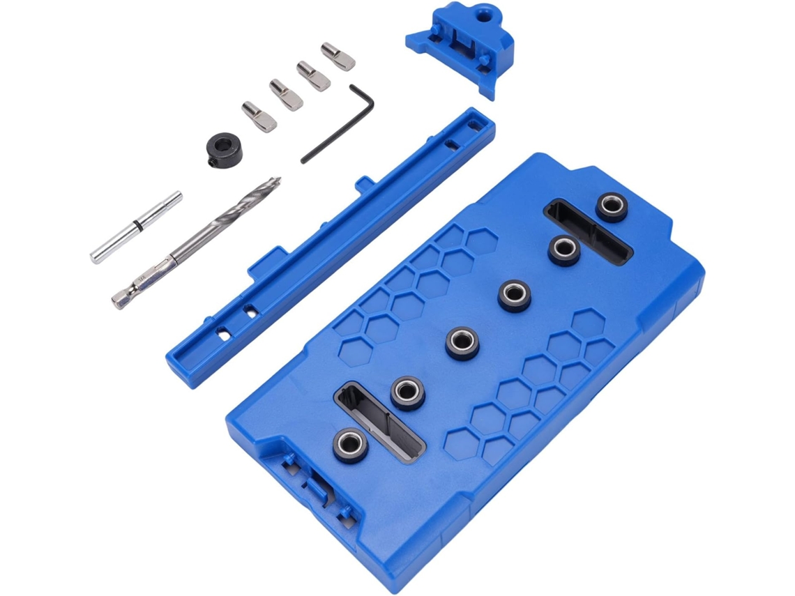 Plantilla Para Pasadores De Estante Para Broca De Madera Abs Para Espaciado Preciso De Agujeros 32 Mm/25