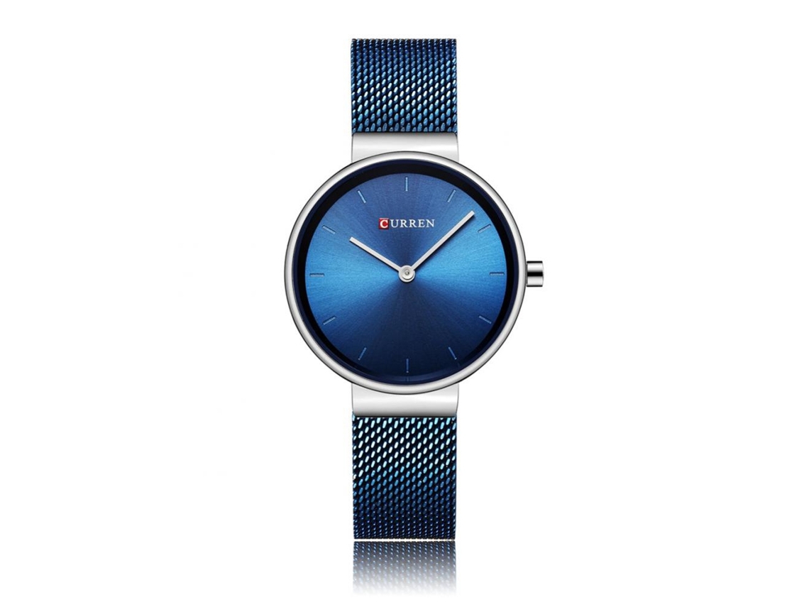 Reloj De Pulsera Casual De Cuarzo Zhoulianfa Con Correa De Lona, Estampado Vaquero, Diseño Unisex (azul)