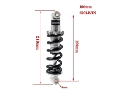 Amortiguador Trasero Para Minimoto Atv Quad Scooter Eléctrico Pocket Bike 47cc 49cc 100 125 150