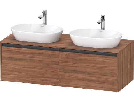 Mueble DURAVIT Ketho.2 bajo lavabo recorte para lavabo en ambos lados 1400x459x550mm K24888B