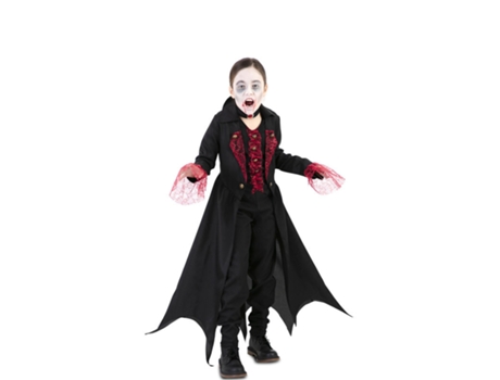 Disfraz de Niña EUROCARNAVALES Vampiro Elegante (10-12 años)