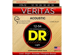 Juego de Cuerdas Guitarra Acústica DR VTA-12 Veritas (0.12 - .016 - .024 - .032 - .042 - .054 - Bronce)